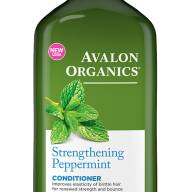 Avalon Organics/ Укрепляющий кондиционер «Мята» для ломких и слабых волос, 325 мл.