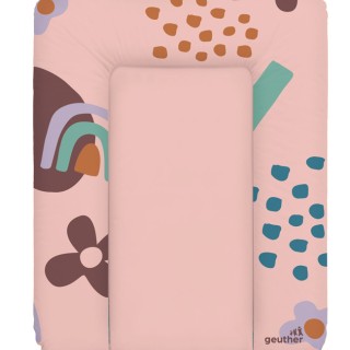 Накладка для пеленания Geuther розовая с цветами, 50х70 см