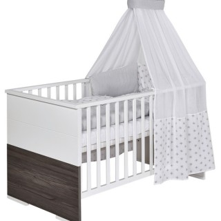 Детская кровать-трансформер Schardt Maxx Fleetwood 70x140 см белая/венге