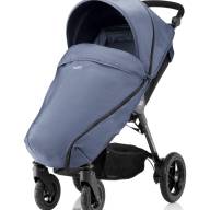 Детская коляска Britax Roemer B-Motion 4 Blue Denim с накидкой на ножки