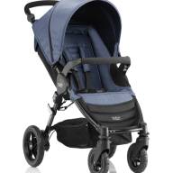 Детская коляска Britax Roemer B-Motion 4 Blue Denim с накидкой на ножки