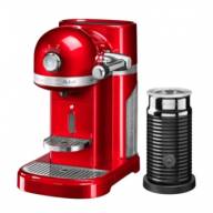 Кофемашина капсульная Artisan Nespresso и Aeroccino, объём бака 1.4л, красная/KitchenAid