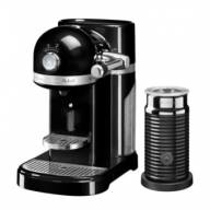 Кофемашина капсульная Artisan Nespresso и Aeroccino, объём бака 1.4л, черная/KitchenAid