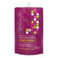 Andalou Naturals/ Маска для сухих, поврежденных и окрашенных волос, 264 мл 