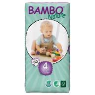 Детские эко-подгузники Maxi 7-18 кг, 60 шт, BAMBO Nature