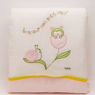 Комплект постельного белья для кроватки Tulipano розовый