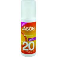 JASON/ Натуральное солнцезащитное средство для лица SPF20, 128 мл.
