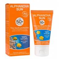 Alphanova/ Солнцезащитный крем SPF 50+ БИО ALPHANOVA SUN, 50 г.