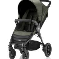 Детская коляска Britax Roemer B-Motion 4 Olive  Denim с накидкой на ножки